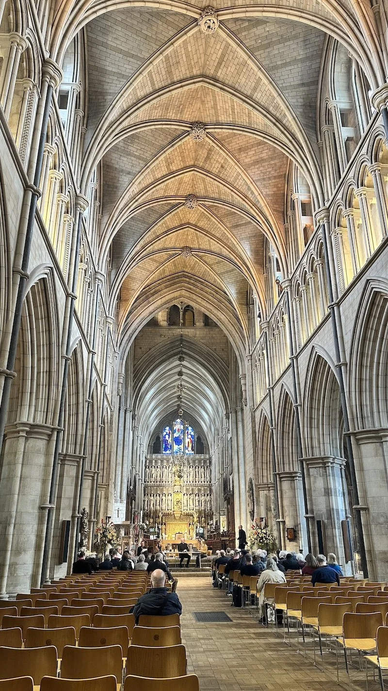 Hall of Southwark Cathedral, London
