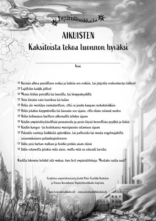 Aikuisten ympäristötekolista