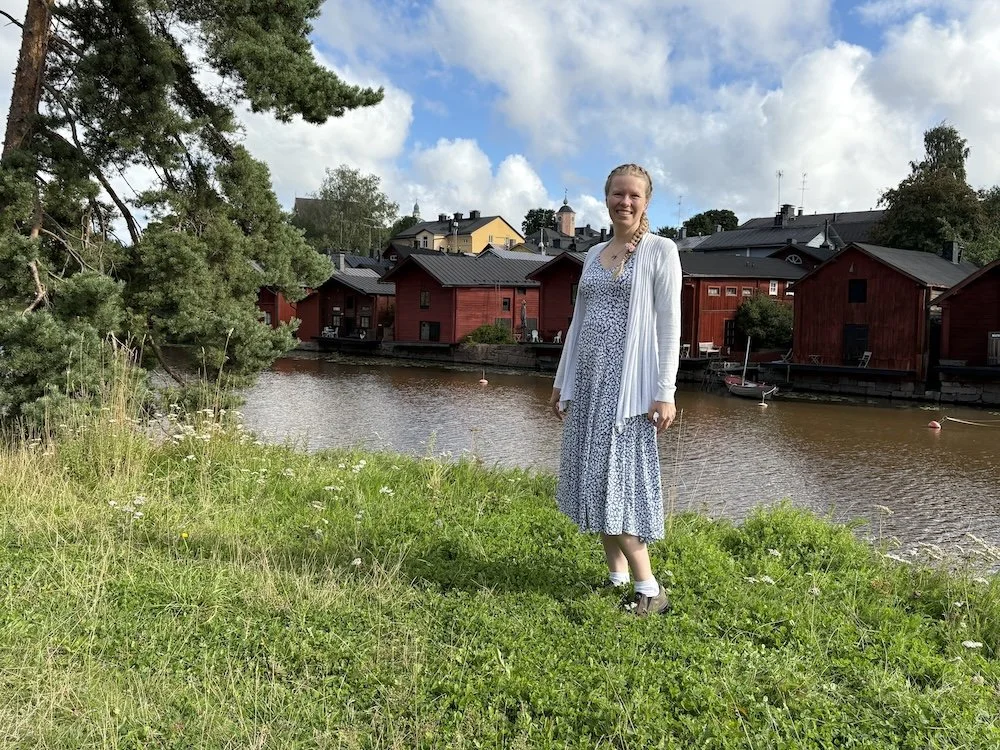 Taiteilijaresidenssissä Porvoossa