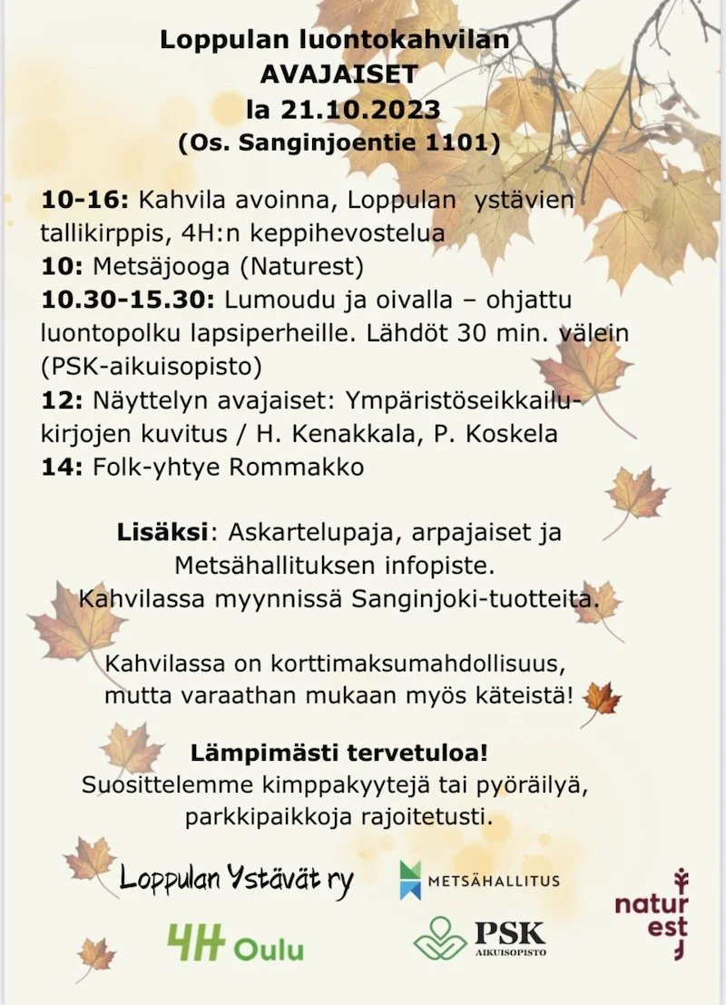 Loppula avajaisohjelma