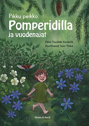 Pikku peikko Pomperidilla ja vuodenajat kirjan kansikuva