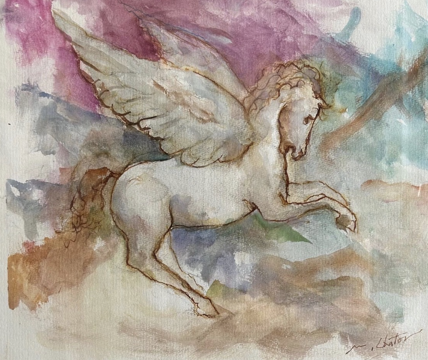 "Sky Dancer" 15" x 18" $1,250