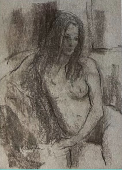 Roman Chatov "Repose" 24" x 18"  $1800