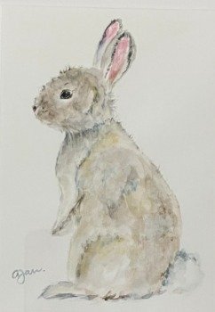 "Shhh" 5"x7" unframed 10"x11" framed   $225