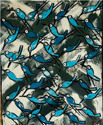 "Untitled" 30" x 24" $1100