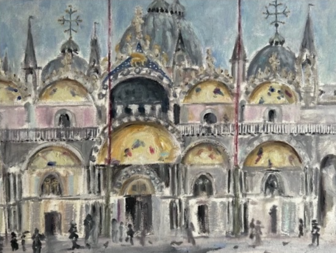 Allison Farr "Basilica di San Marco" 16" x 20" $825 (In Charleston Gallery) 