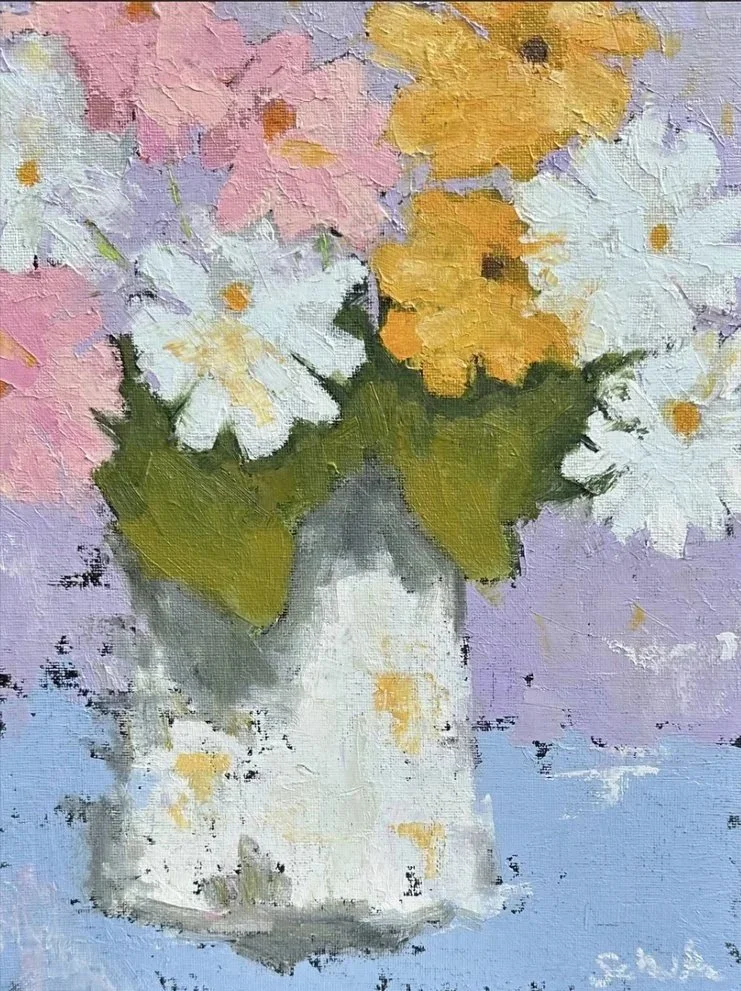 Jenny Schultz "Spring Blooms" 9" x 12" $350