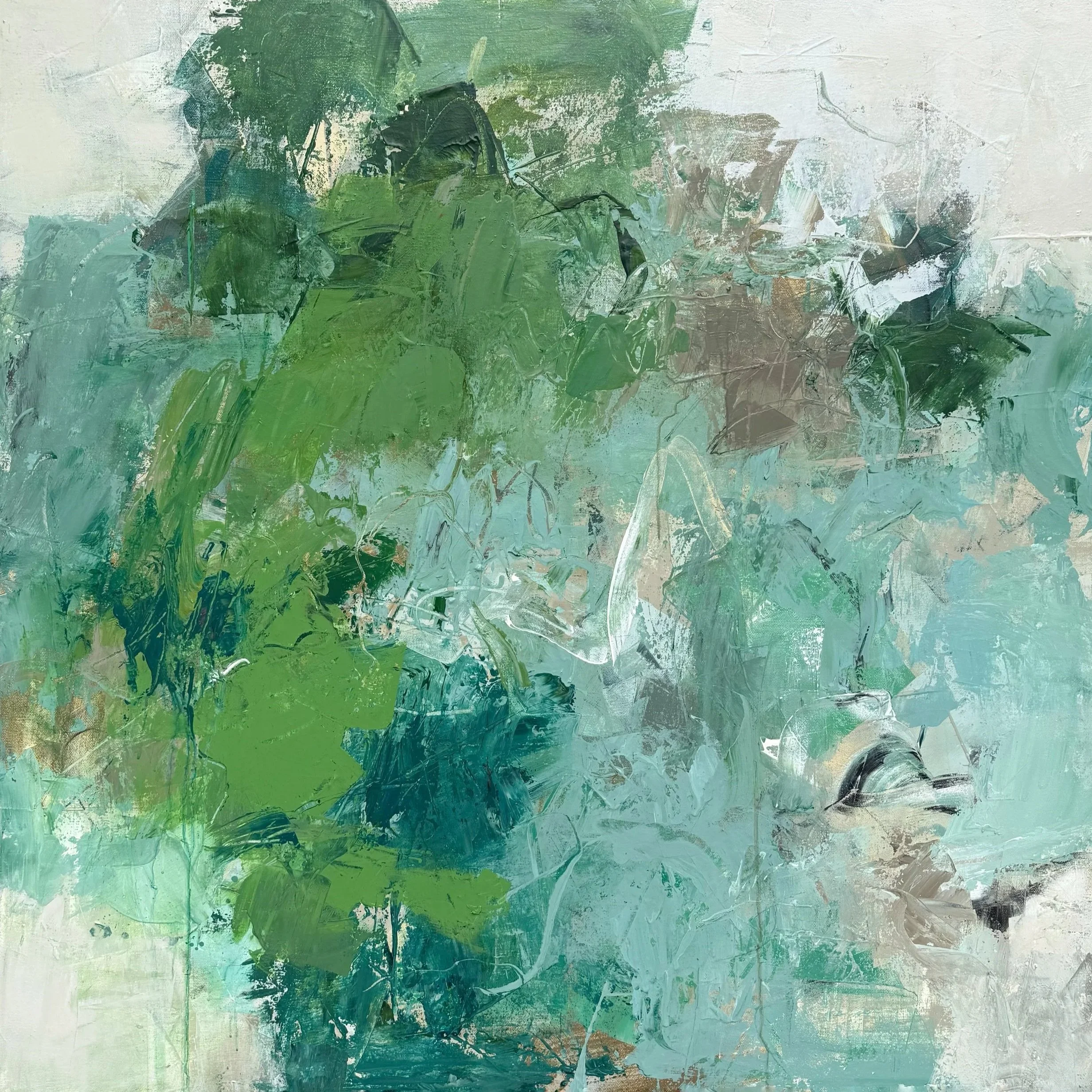 Michelle Marra "Enchanted" 36"x36" $3500
