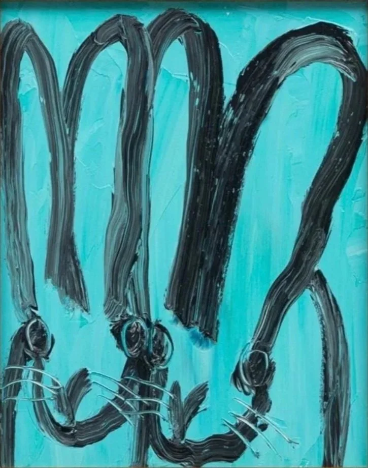Hunt Slonem "Twins " 8" x 10" (Ask for price)