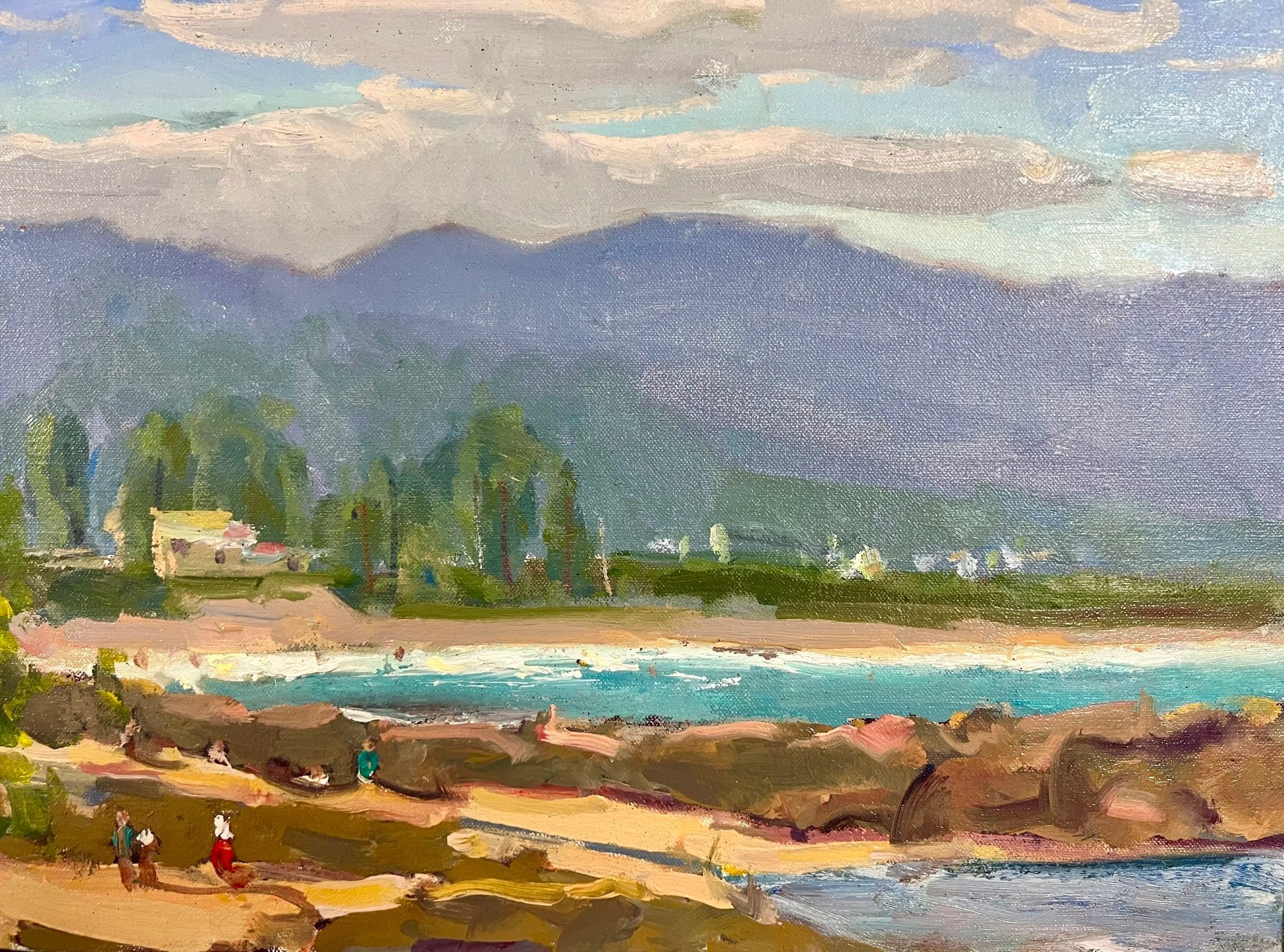 Hale Trotter "Sea Views" (Australia) 12" x 16" $1,300