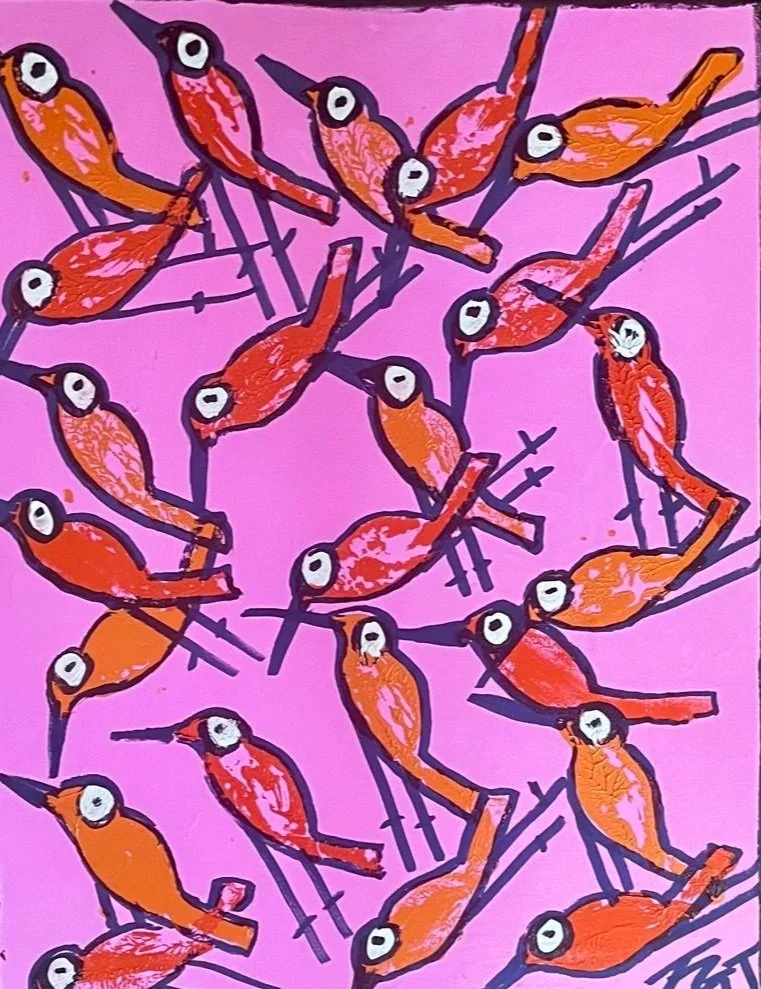 Frances Taylor "Flight to St. Tropez" 20"16"  $350