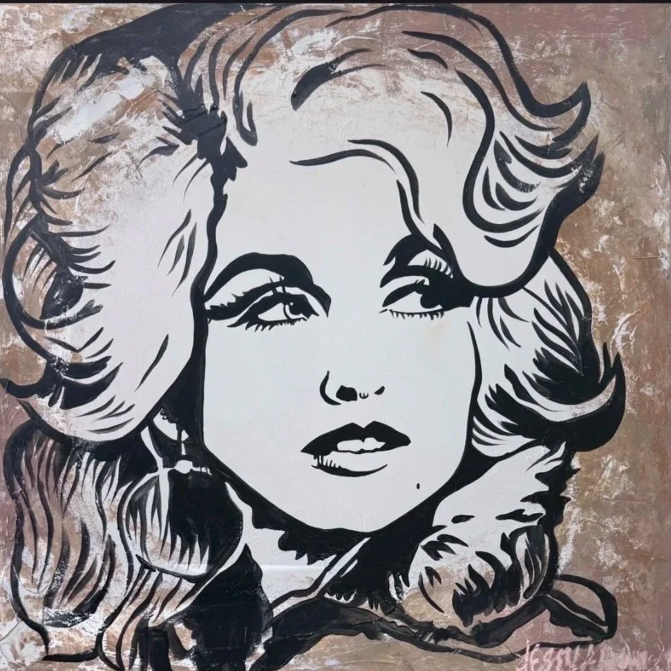Jessica Ramsey "Blessed Dolly" 48 x 48 $5,888