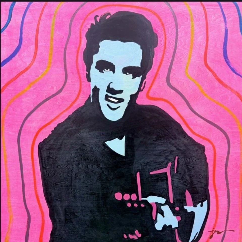 Jessica Ramsey "Elvis" 36 x 36 $2,800