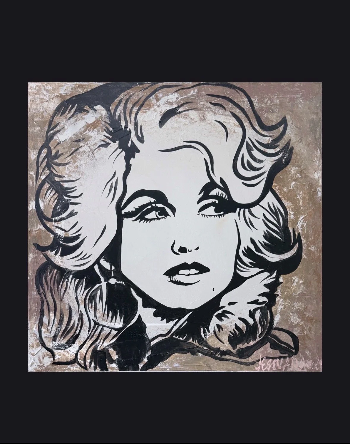 "Blessed Dolly" 48 x 48 $5,888