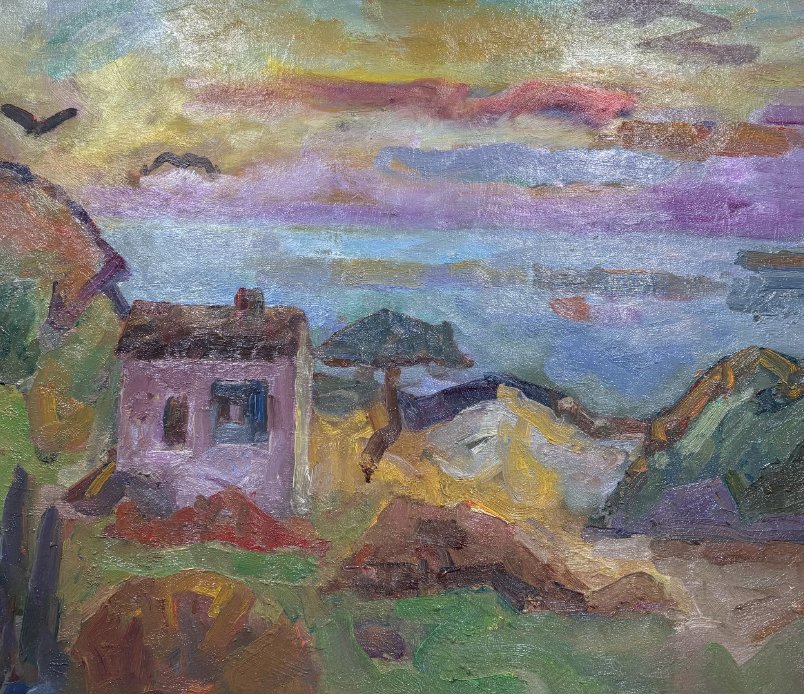 Yasharel “Waiting For The Sun”  24x20    $4,500
