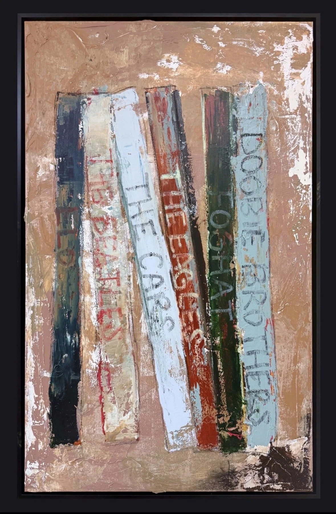 "Records Volume. V" 48 x 36 $3088