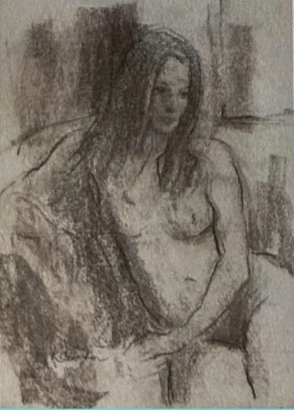 "Repose" 24" x 18" unframed $1800