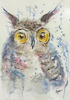 Allison Farr "The Wise" 11"x14"unframed 16"x 19" framed $800
