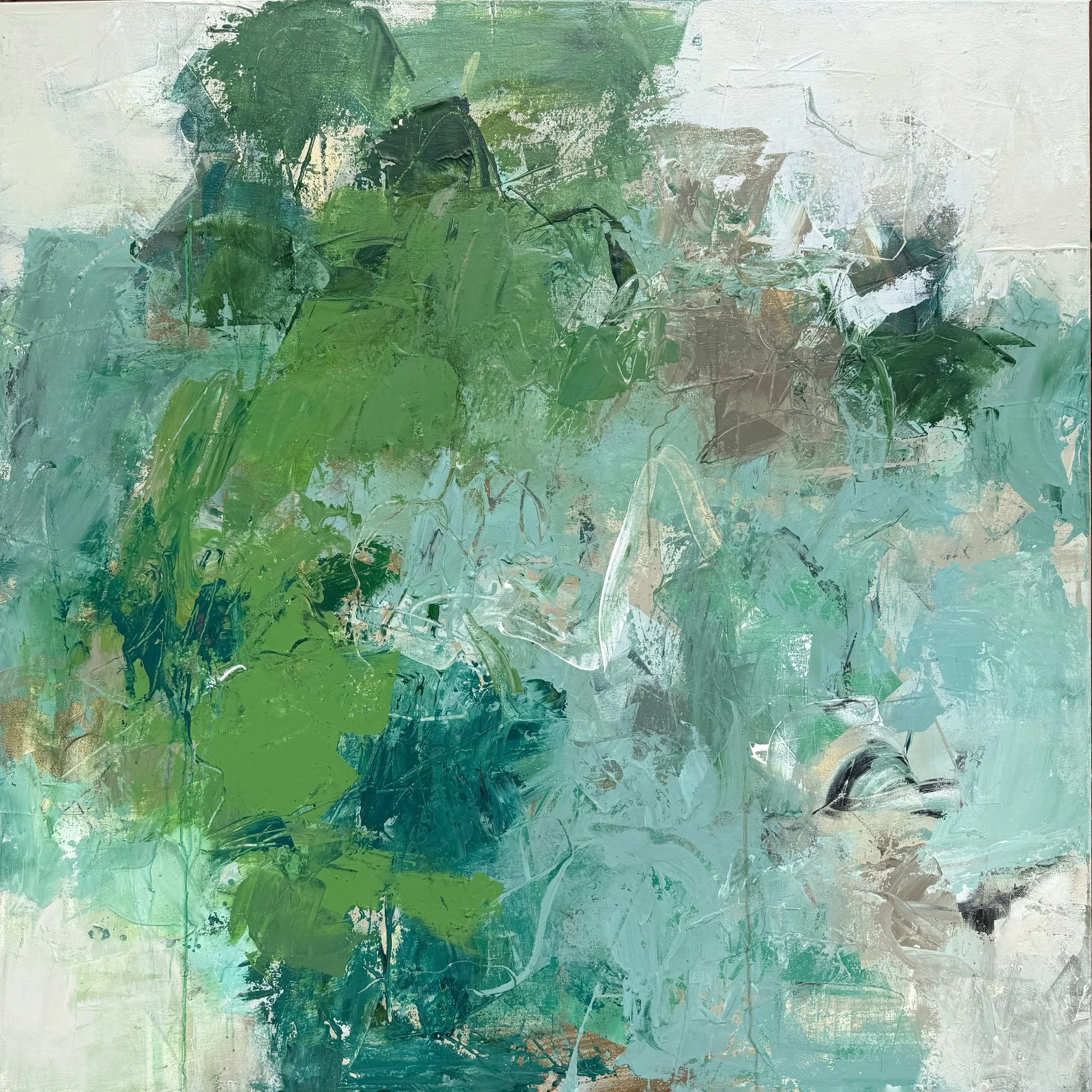 Michelle Marra "Enchanted" 36"x36"      $3500