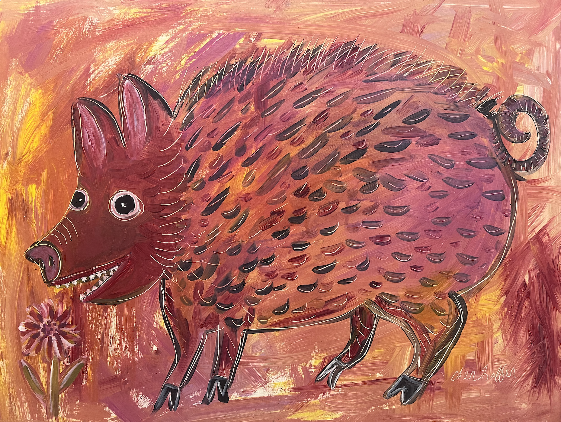 "Snooty" 30" x 40" $4,000