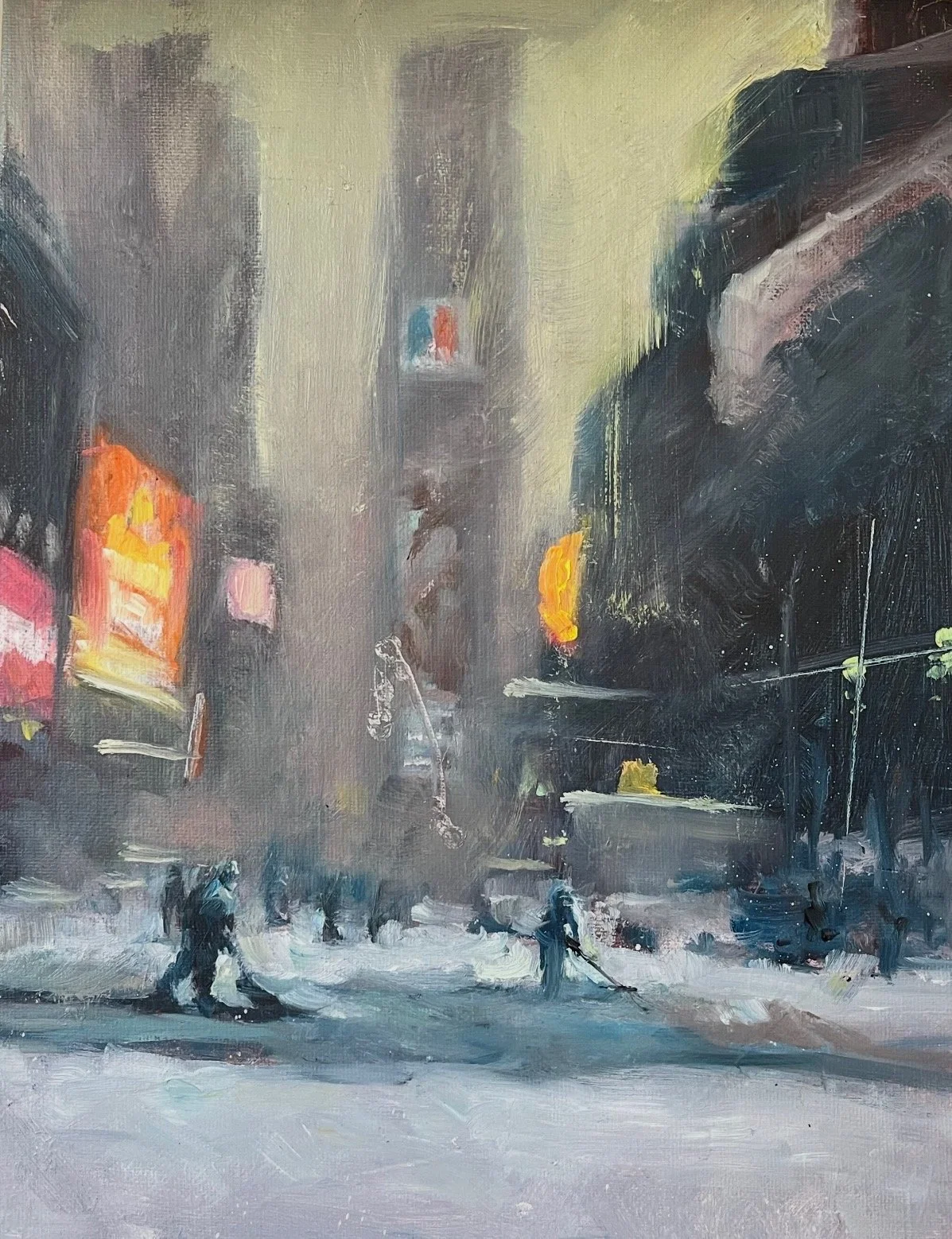 NYC After the Blizzard 11"x14" $1500