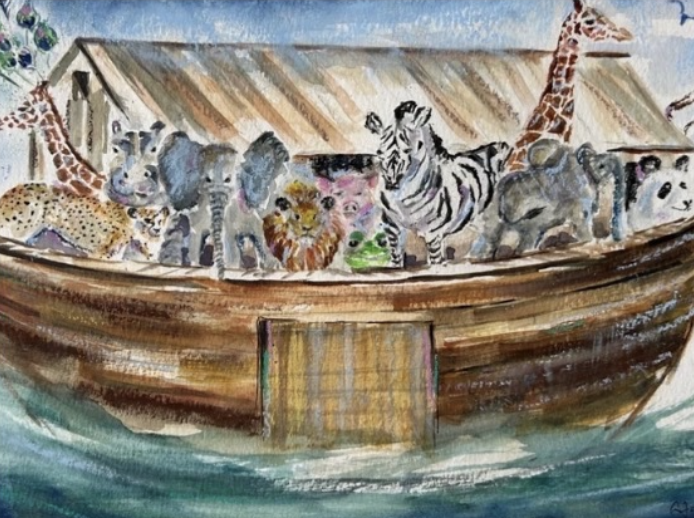 Allison Farr "All In" 11" x 14" $850