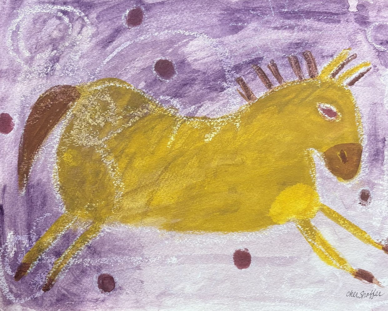 "Spirit Pony" 11"x14" $250