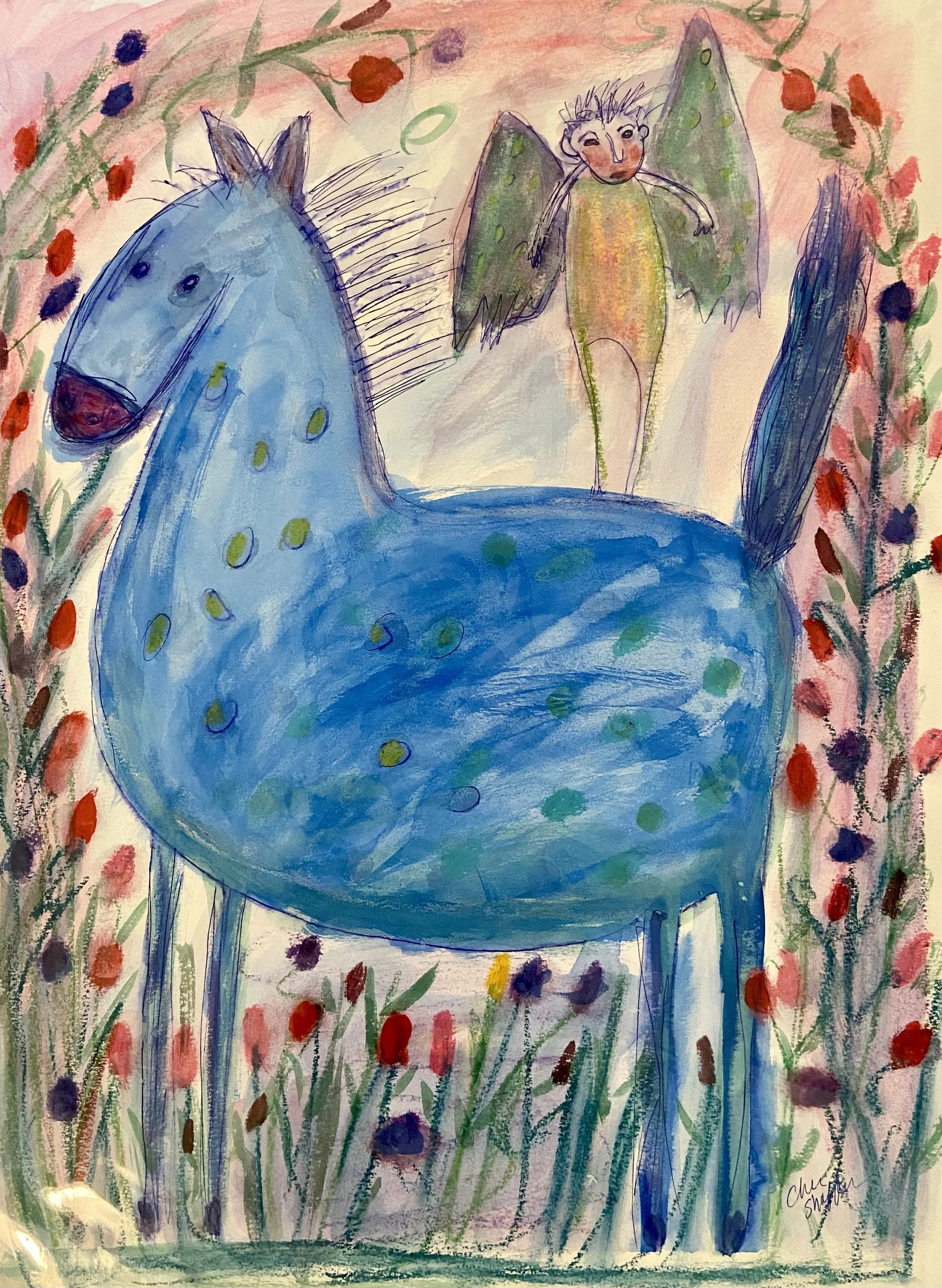 "Fairy Horse" 18" x 24" $1,800