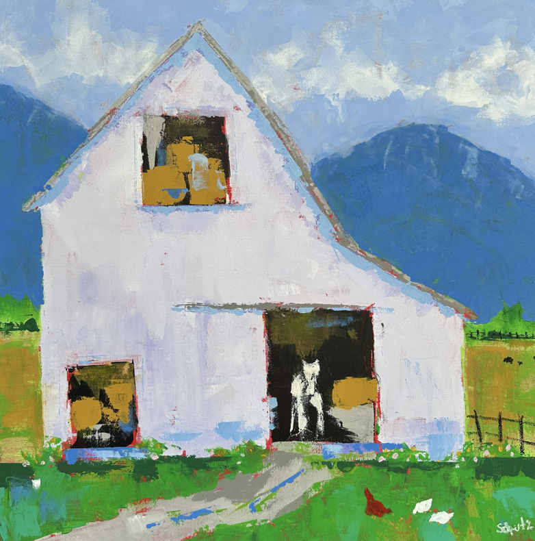 "Blue Ridge Misty Morning"
30" x 30"                                         $1,900