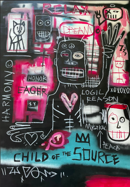 "Child of the Source" 42"x57" $12,700