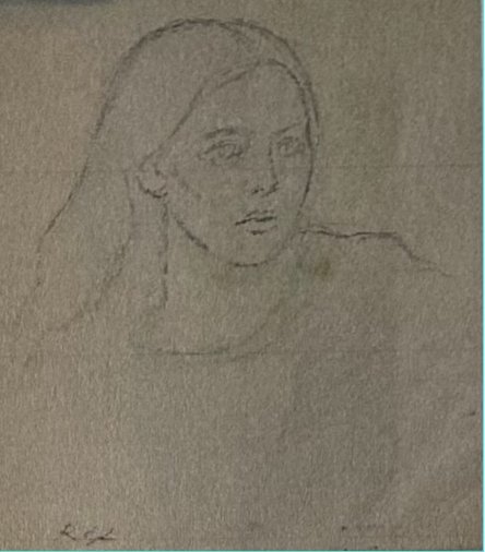 Roman Chatov "Youth Study" 24" x 18" $800