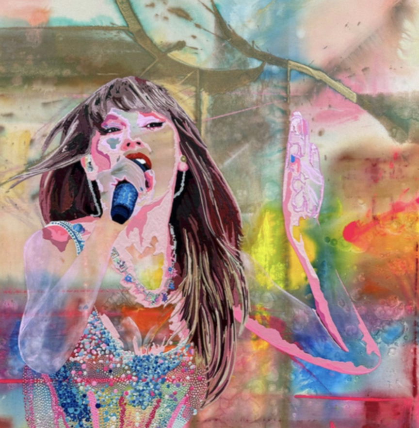 "Taylor Swift" 60" x 60"