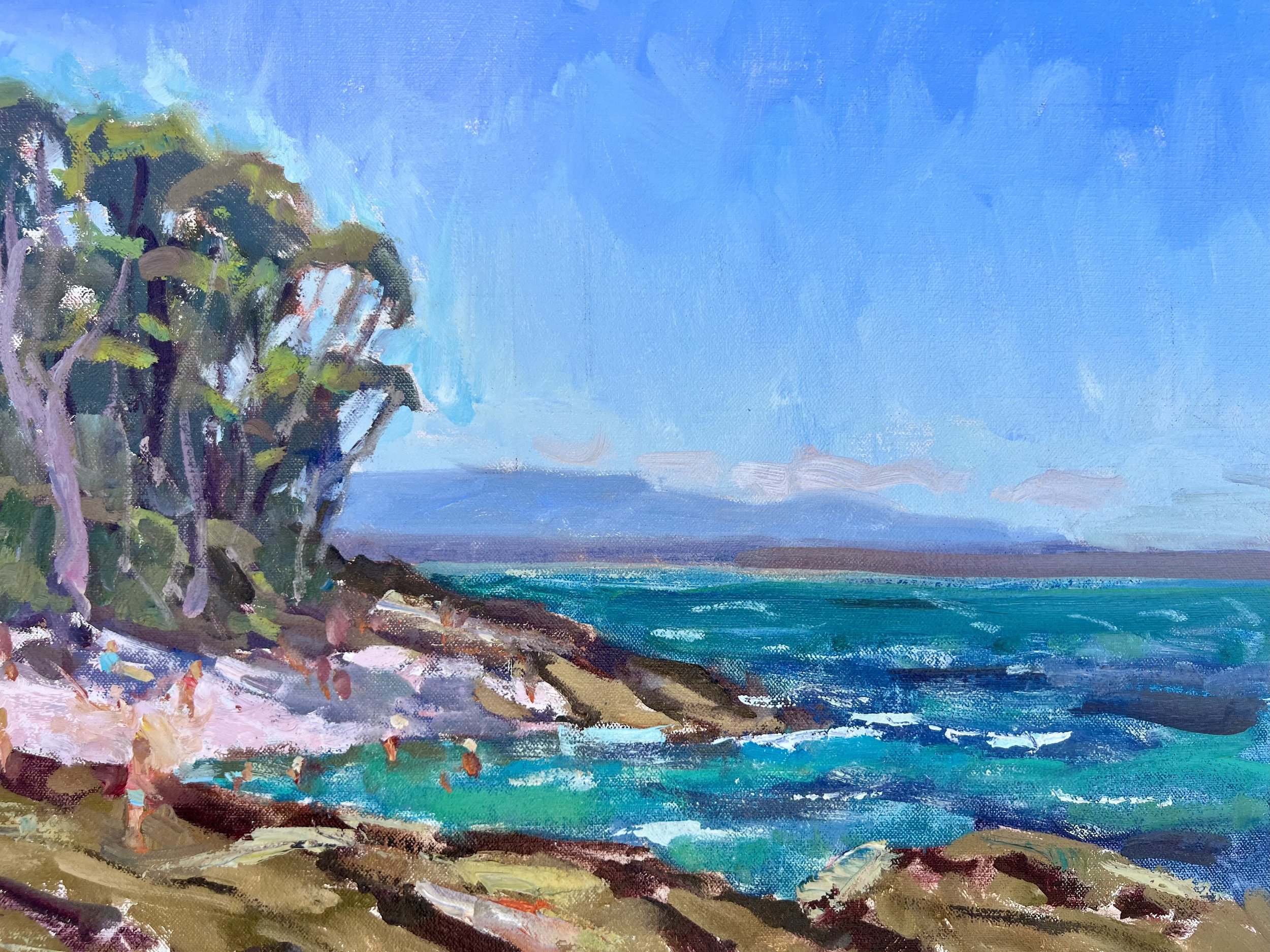 Hale Trotter "Sea Views" (Australia) 12" x 16" $1,300