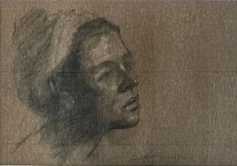 "Study for Partida" 12" x 18" unframed $1200