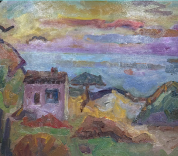 Yasharel "Waiting for the Sun" 
24" x 20"               $4,500