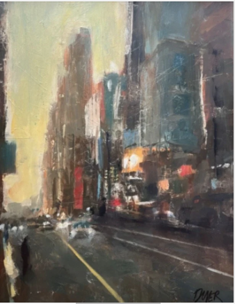 "After the Rain at Dusk" 11"x14" [SOLD]