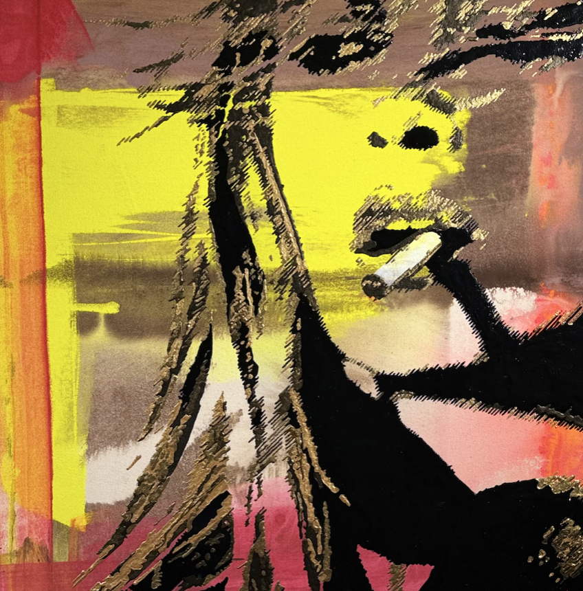 "Bardot in Bloom"
Acrylic on Linen 2026
24x24.               $12,000