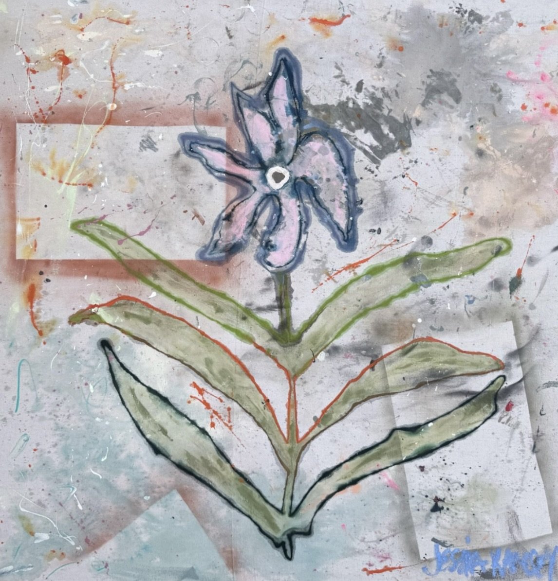 "Big Girl Botanical" 60" x 60”  $5,900