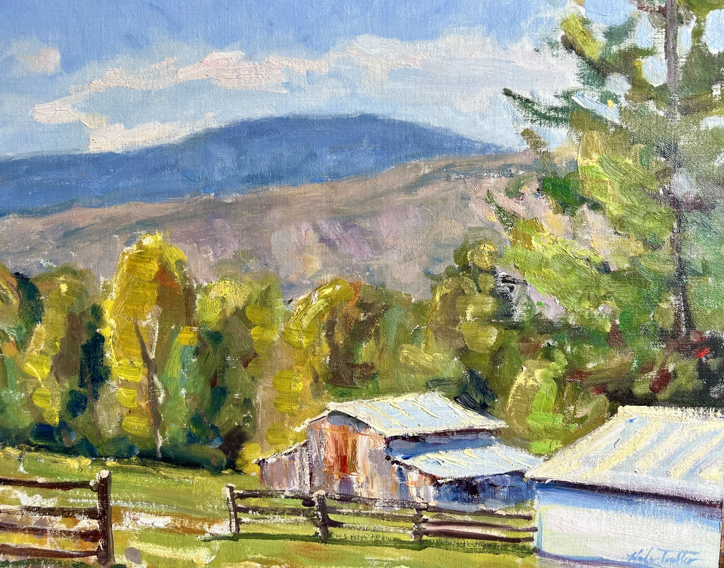 "Barn Mountain" 20"x24" $2100