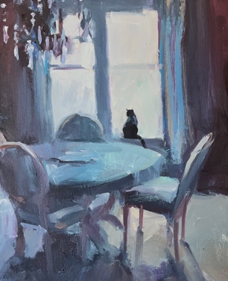 "Cat in Window" 16" x 20" $2600