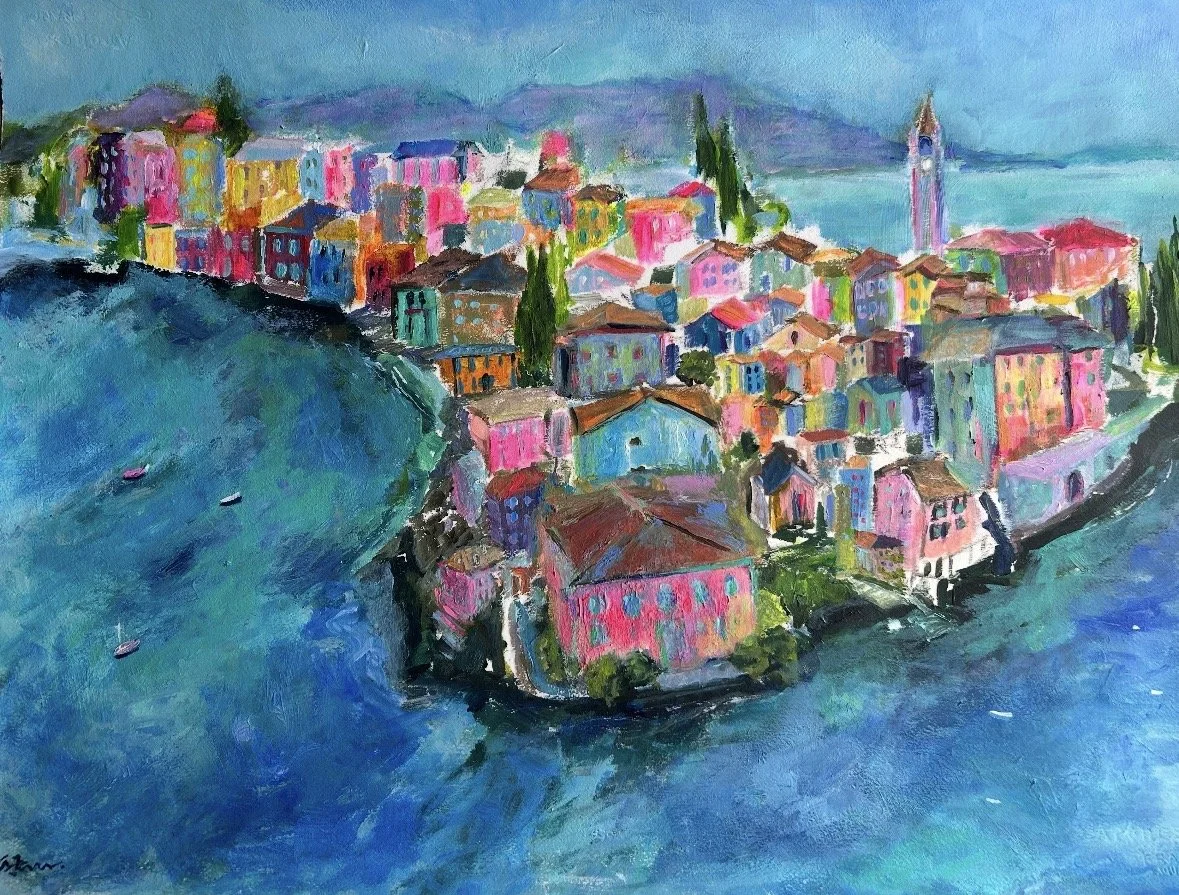 "Lake Como" 22" x 30" $1700