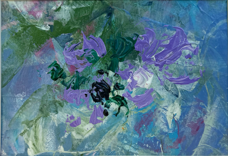 Michelle Marra "Floral" 5" x 7" $225 