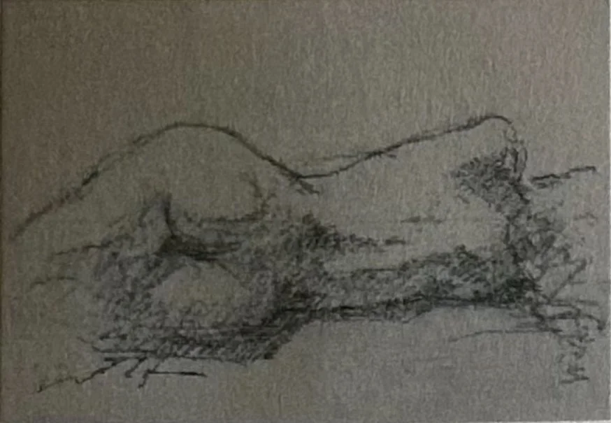 "Gesture Reclining" 9" x 12" $500