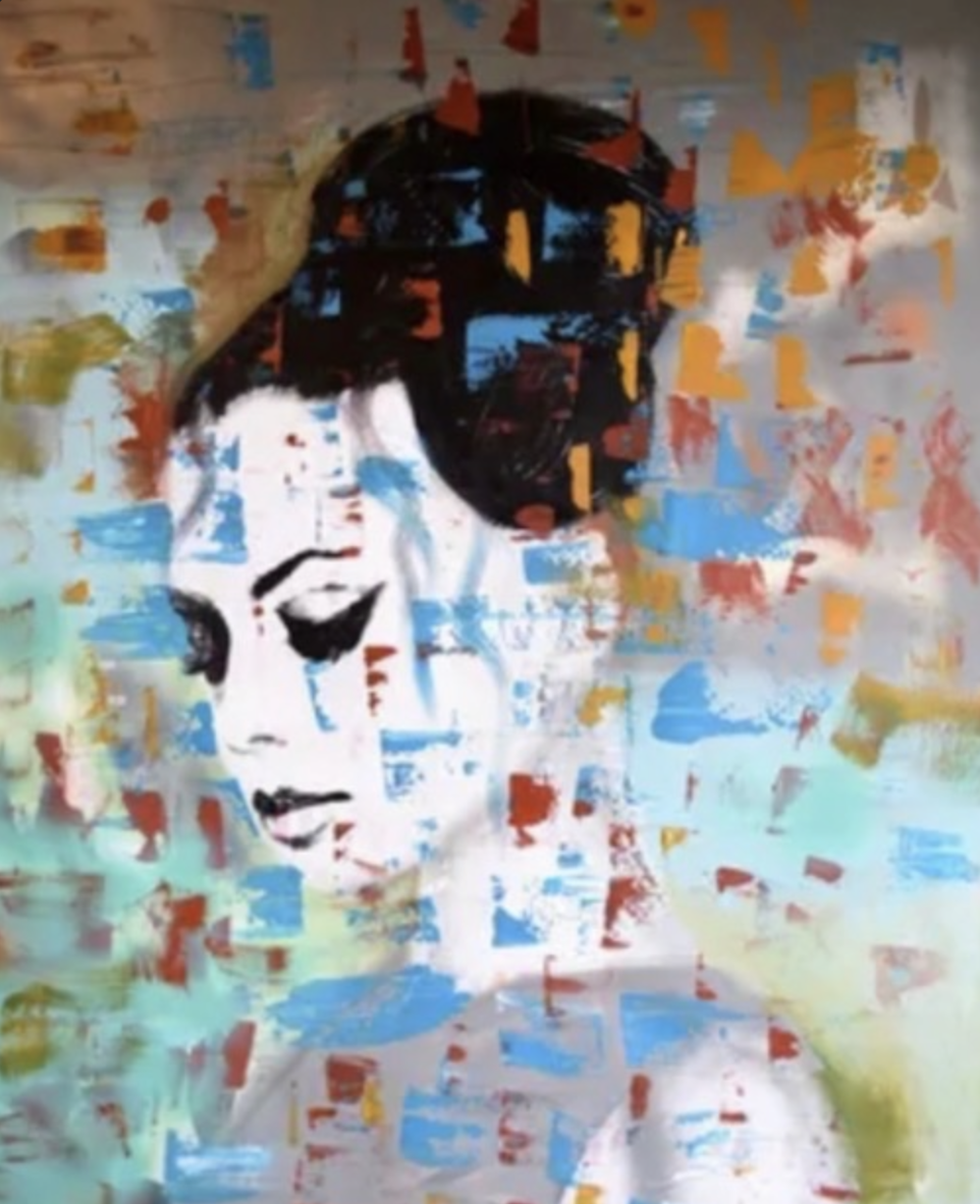 "Audrey Hepburn" 57" x 42"  $19,000