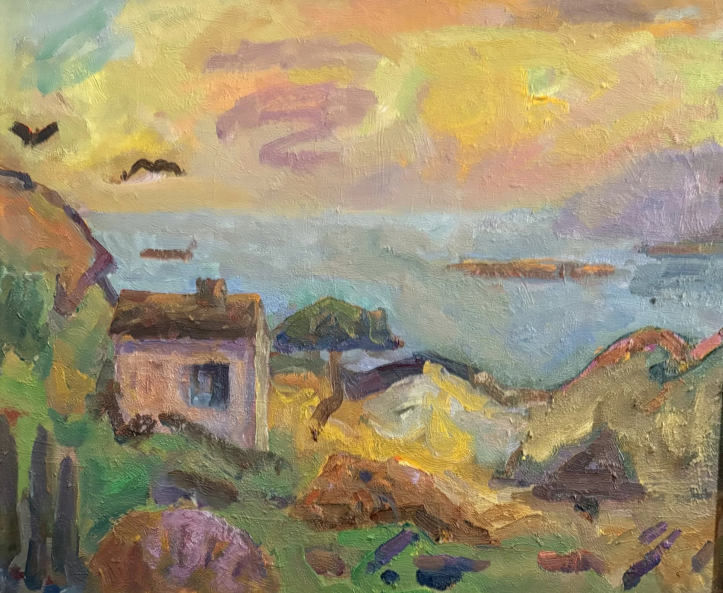 Yasharel "Waiting for the Sunset" 20" x 24" $4,500