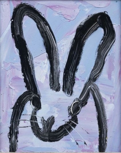 Hunt Slonem "Hazy Day" 10" x 8" 