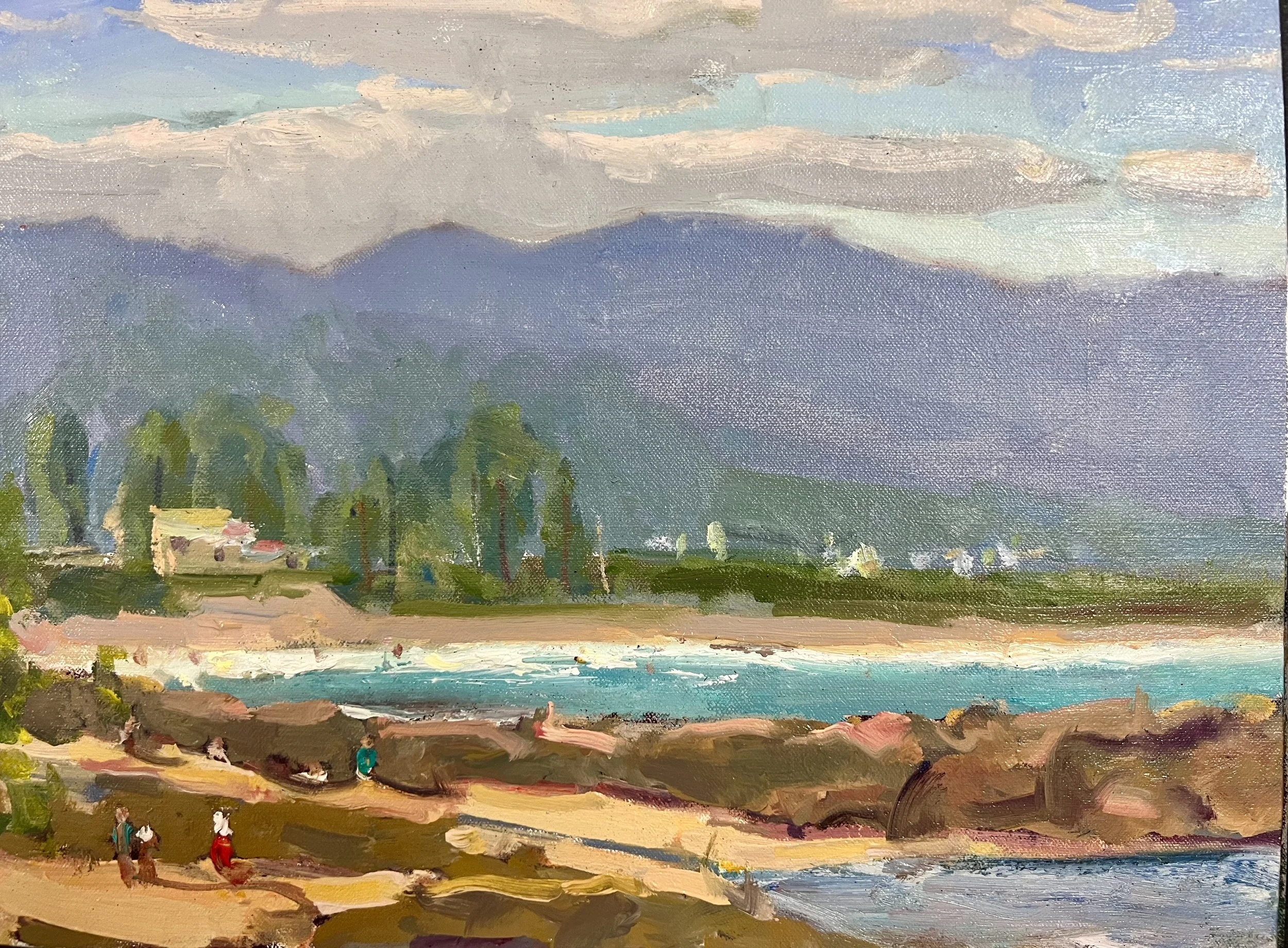 "Sea Views" (Australia) 12" x 16" $1,300