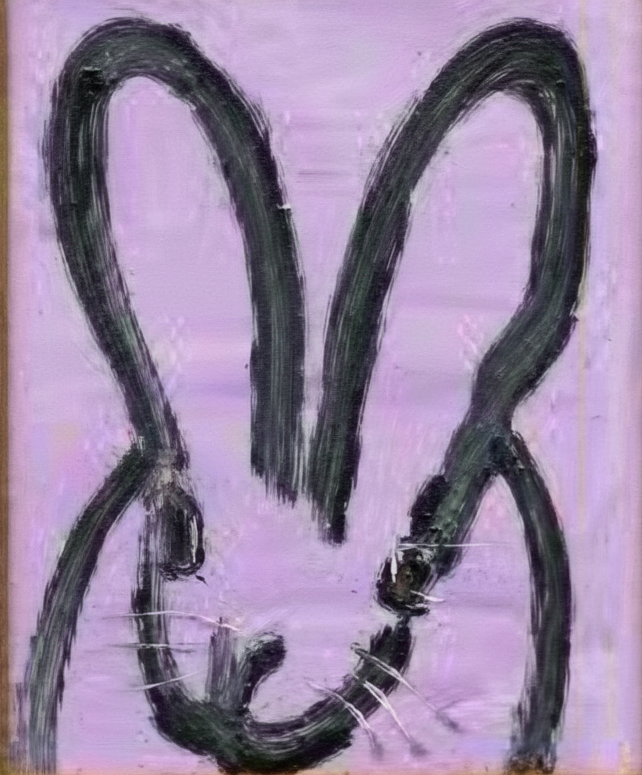 Hunt Slonem "Lilac Spring" 10" x 8" 