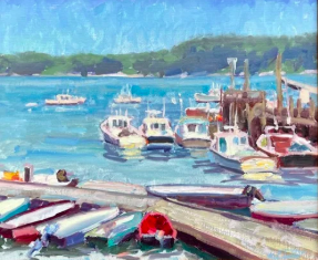 "Harbor Moorings" [SOLD]