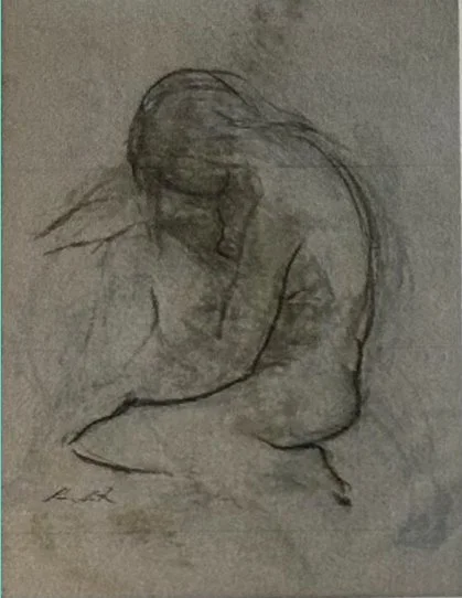 Roman Chatov "Gesture Drawing" 24" x 18" $600